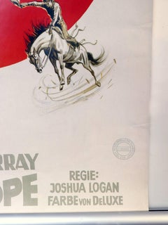 1956 Marilyn Monroe and Don Murray 'Bus Stop' German Movie Poster