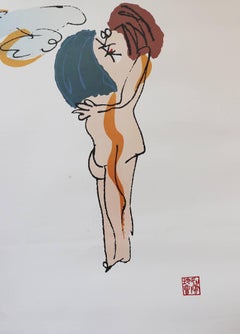 John Lennon Sketchbook, Exhibition Art Print / Poster 1990, Germany