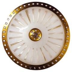 Lampadario Starburst Flush Mount del 1950 italiano da 32 pollici alla maniera di Arredoluce