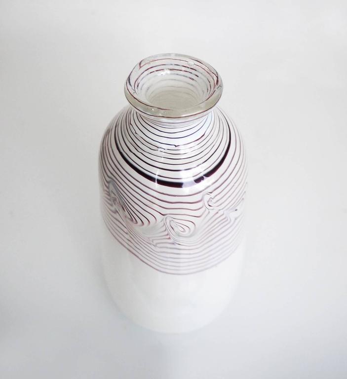Mid-Century Modern  Erwin Eisch Studio Glass Vase For Sale