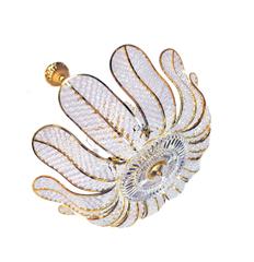 Kronleuchter mit Swarovski-Kristallen von Kurt Faustig/Munich, Deutschland