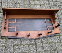 Stylish Dutch Design Art Deco Coat Rack by Paul Izeren for Genneper Molen, 1920