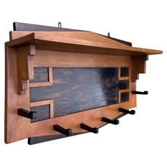 Stylish Dutch Design Art Deco Coat Rack by Paul Izeren for Genneper Molen, 1920