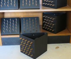 Ten Vintage Design Wall Lights 'Clair Obscur' by RAAK Amsterdam, 1960s