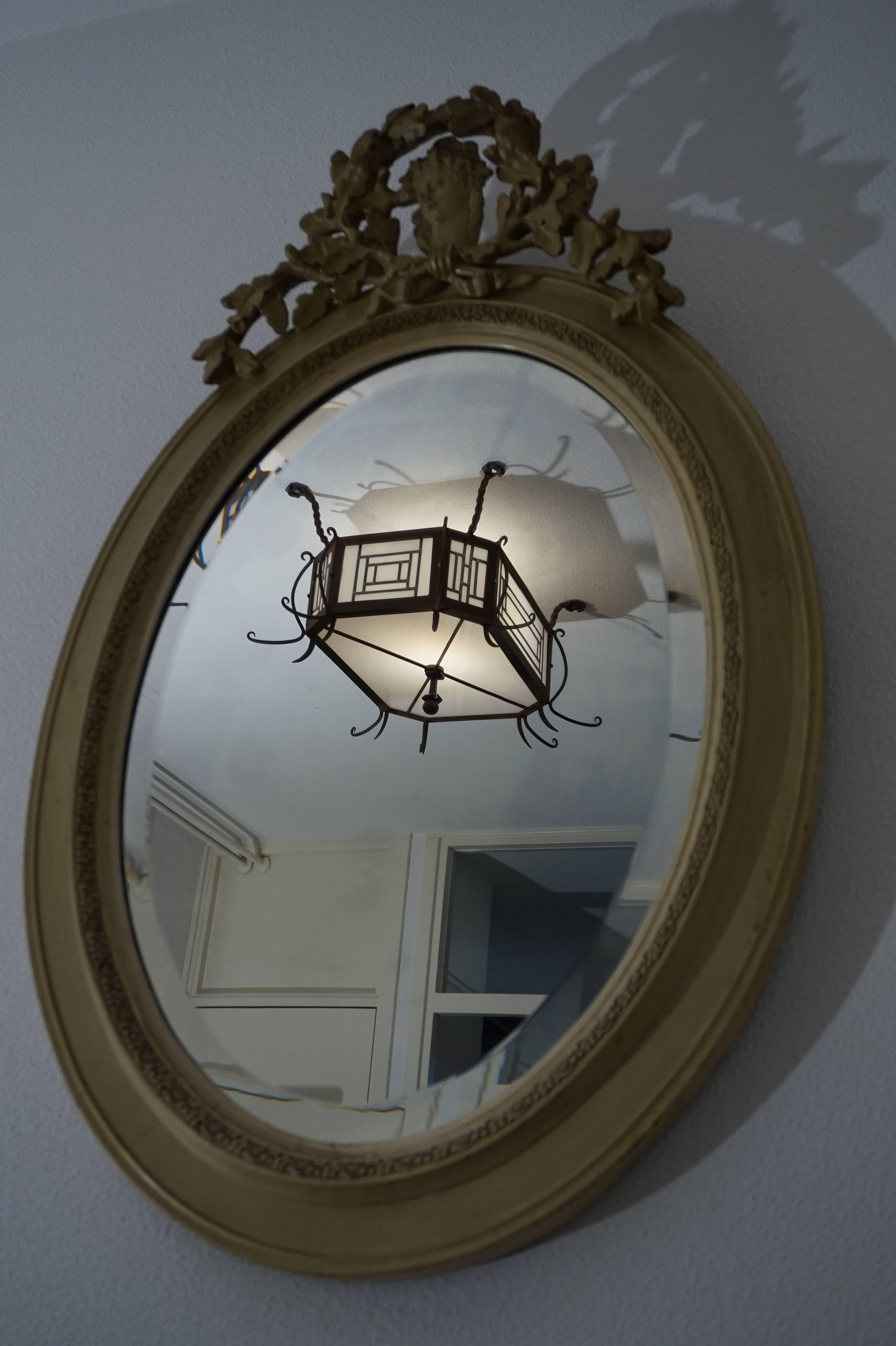 victorian mirror oval