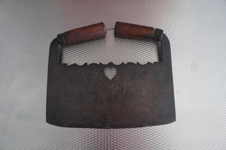 Antique Late 18th Century Cheese Cutter / Knife Museum