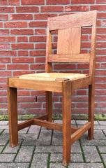 Early 1900s Set of Four Arts and Crafts Dining Chairs Gustav Stickley Style