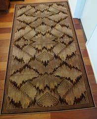 Rare & Large Art Deco Amsterdamse School Rug / Table Cloth / Sofa Cloth 'Trijp'