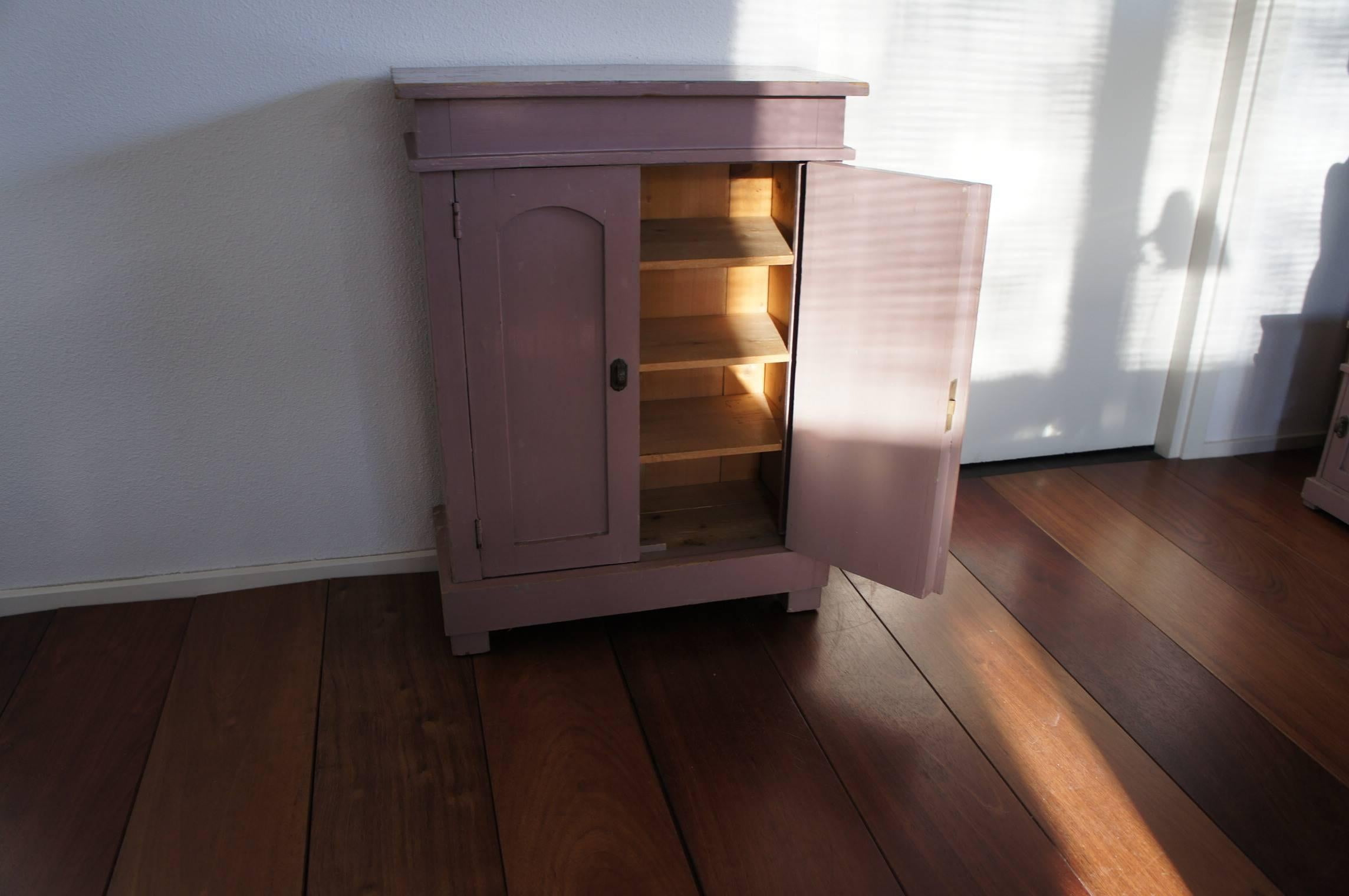 20th Century 1920 Art Deco Miniature Bedroom Furniture Wardrobe Bedside Cabinet & Wash Stand