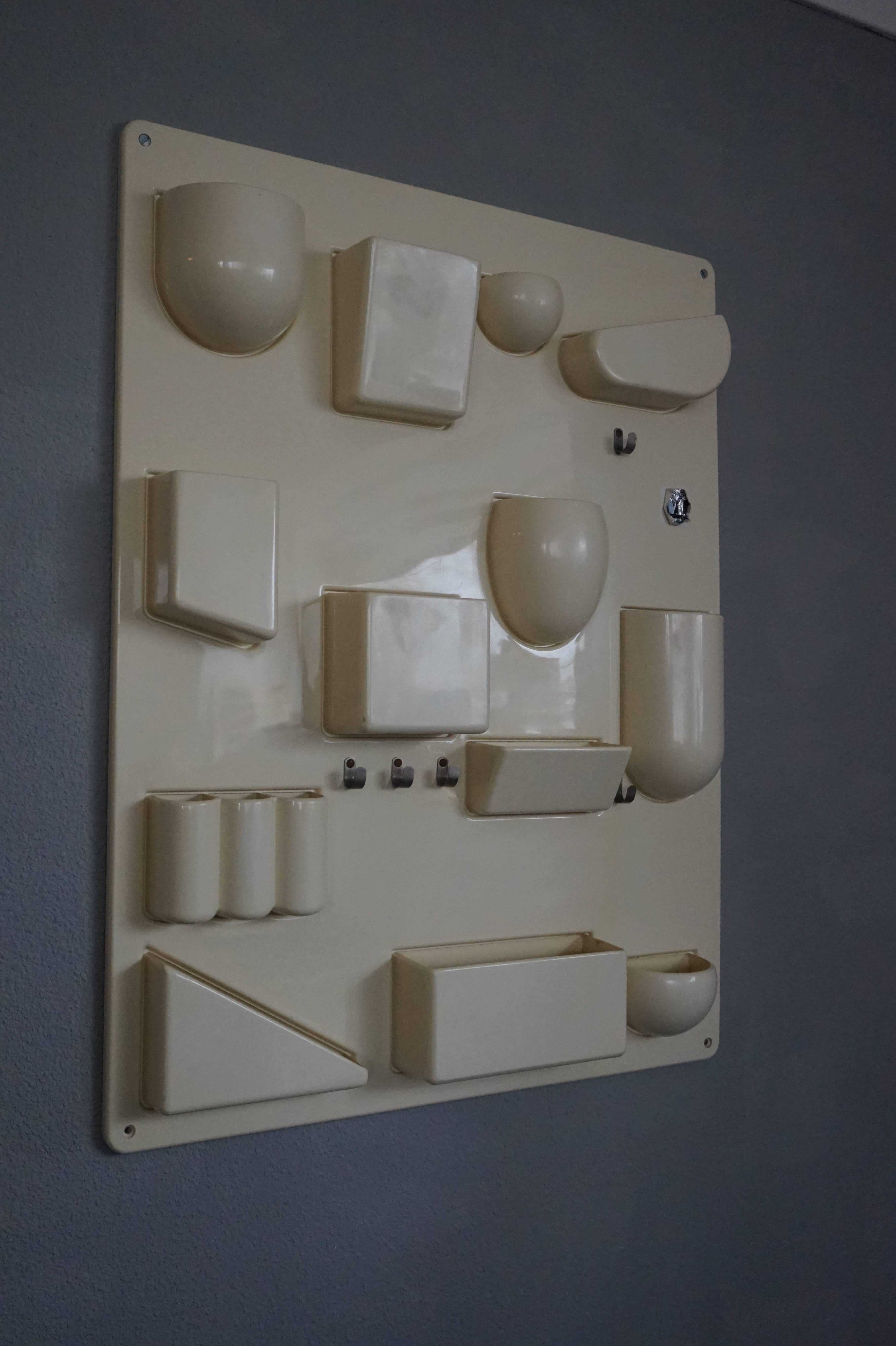 mid century wall organizer