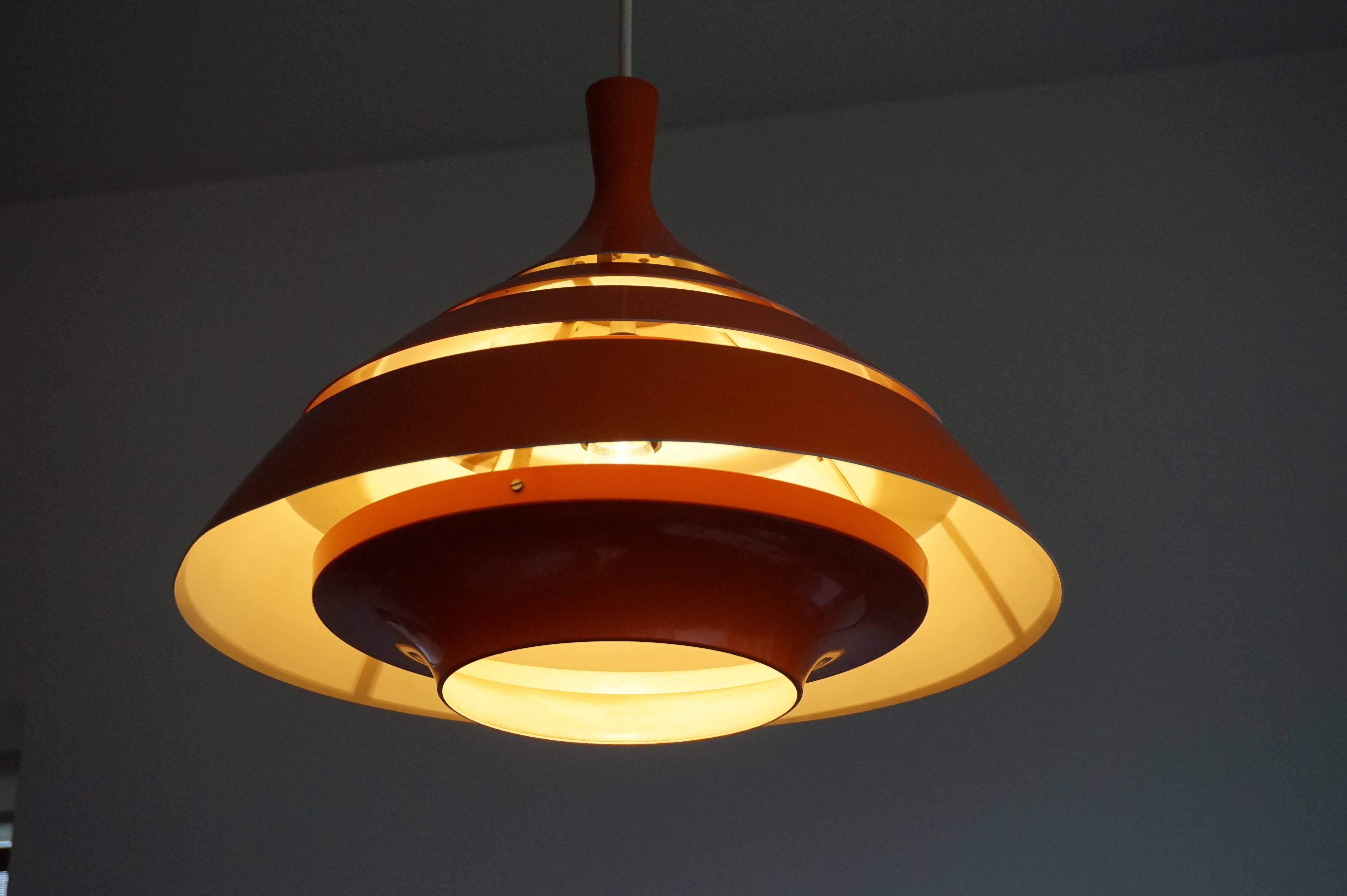 Swedish Mid-Century Modern Scandinavian Design Pendant / Fixture by Hans-Agne Jakobsson