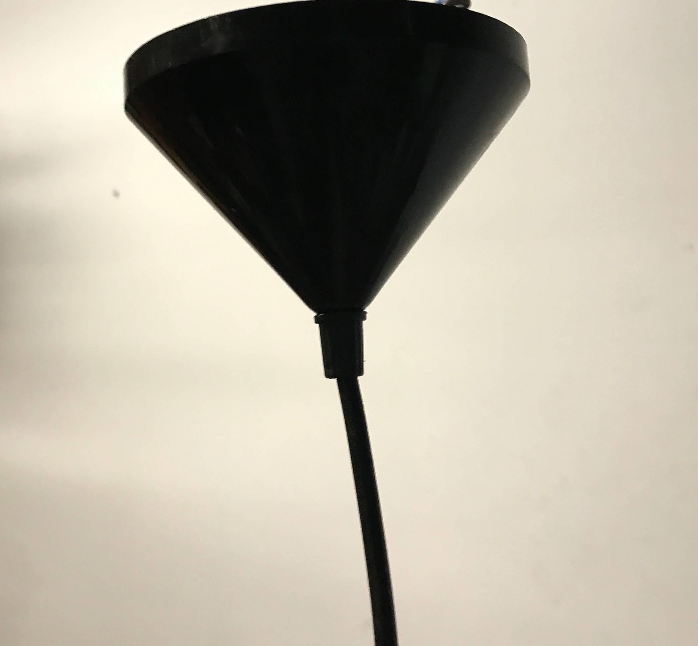 Grande lampe à suspension satellite danoise de Vilhelm Wohlert pour Louis Poulsen, années 1960 Excellent état - En vente à Lisse, NL