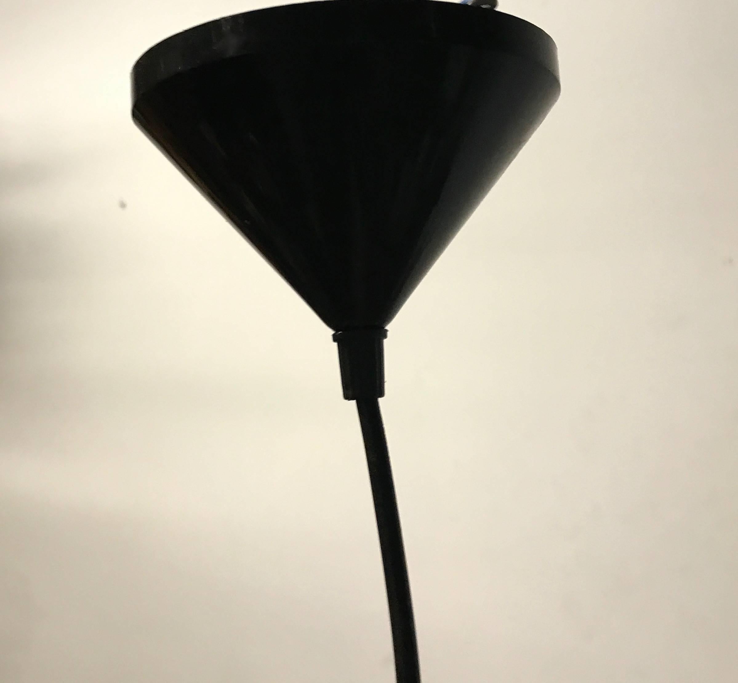 Glass Large Danish Satellite Pendant Light by Vilhelm Wohlert for Louis Poulsen 1960s For Sale