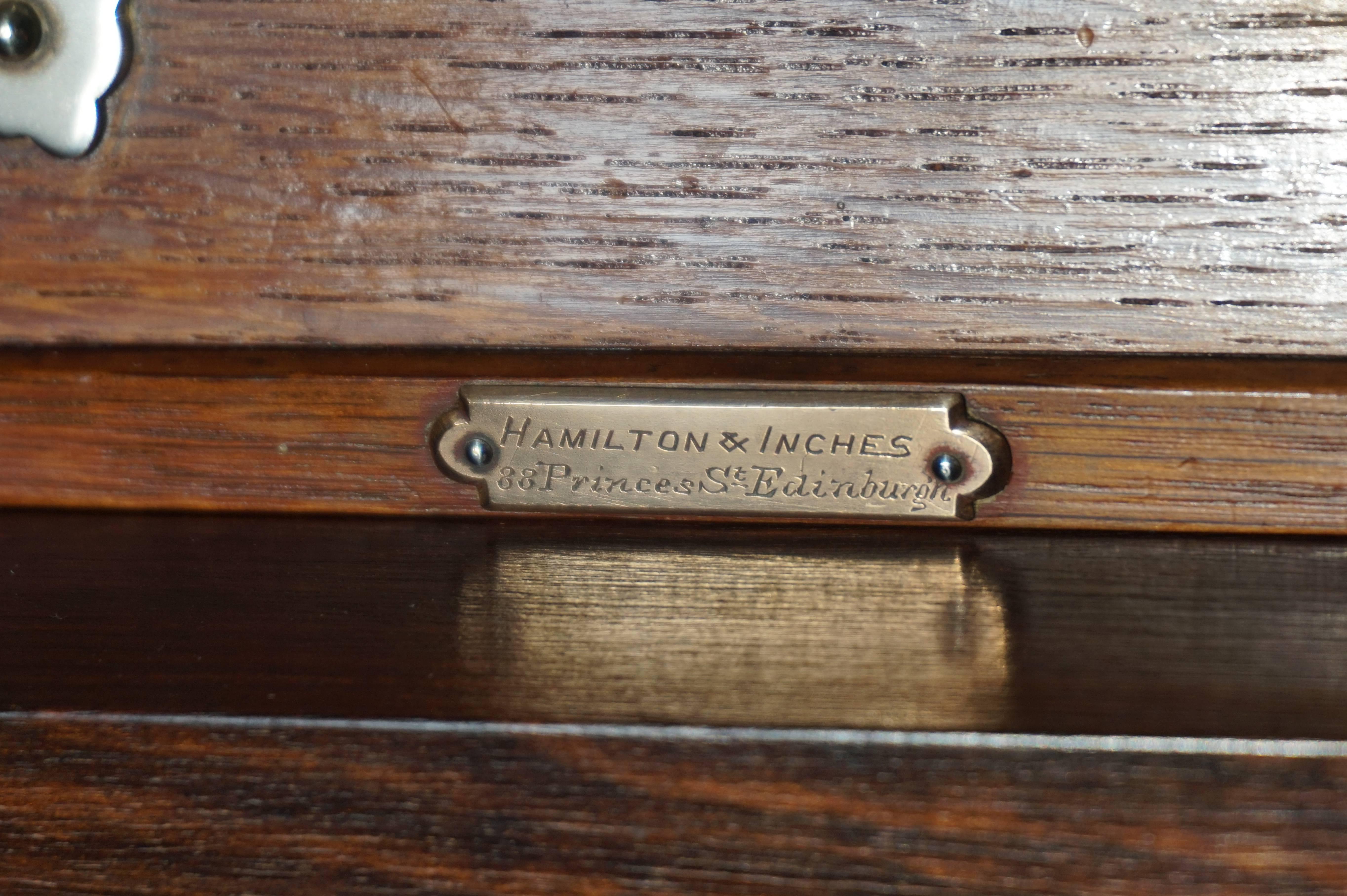 Hand-Crafted Antique Tantalus by Hamilton & Inches of Scotland or by Betjemann's of London