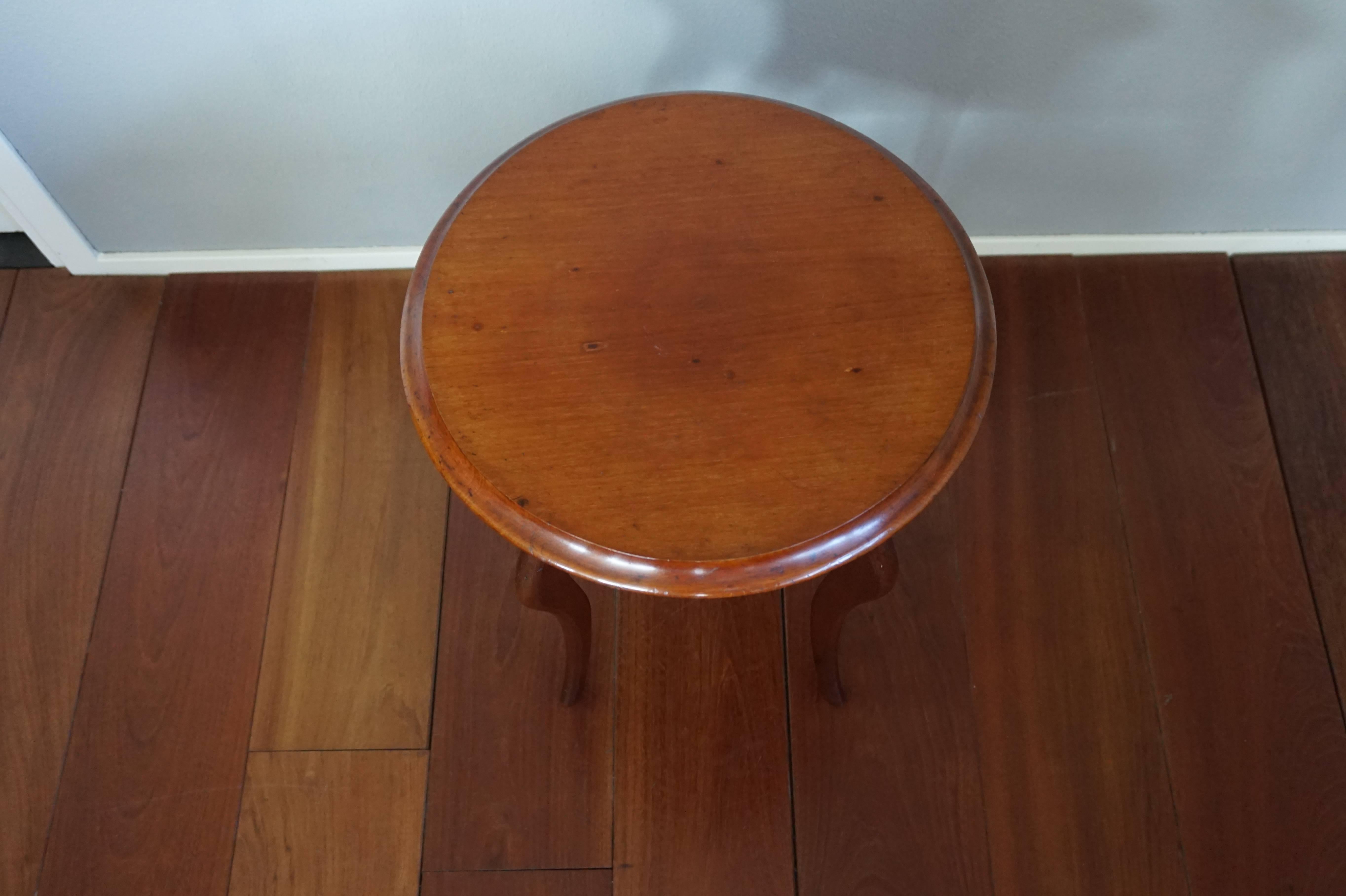 antique mahogany end table