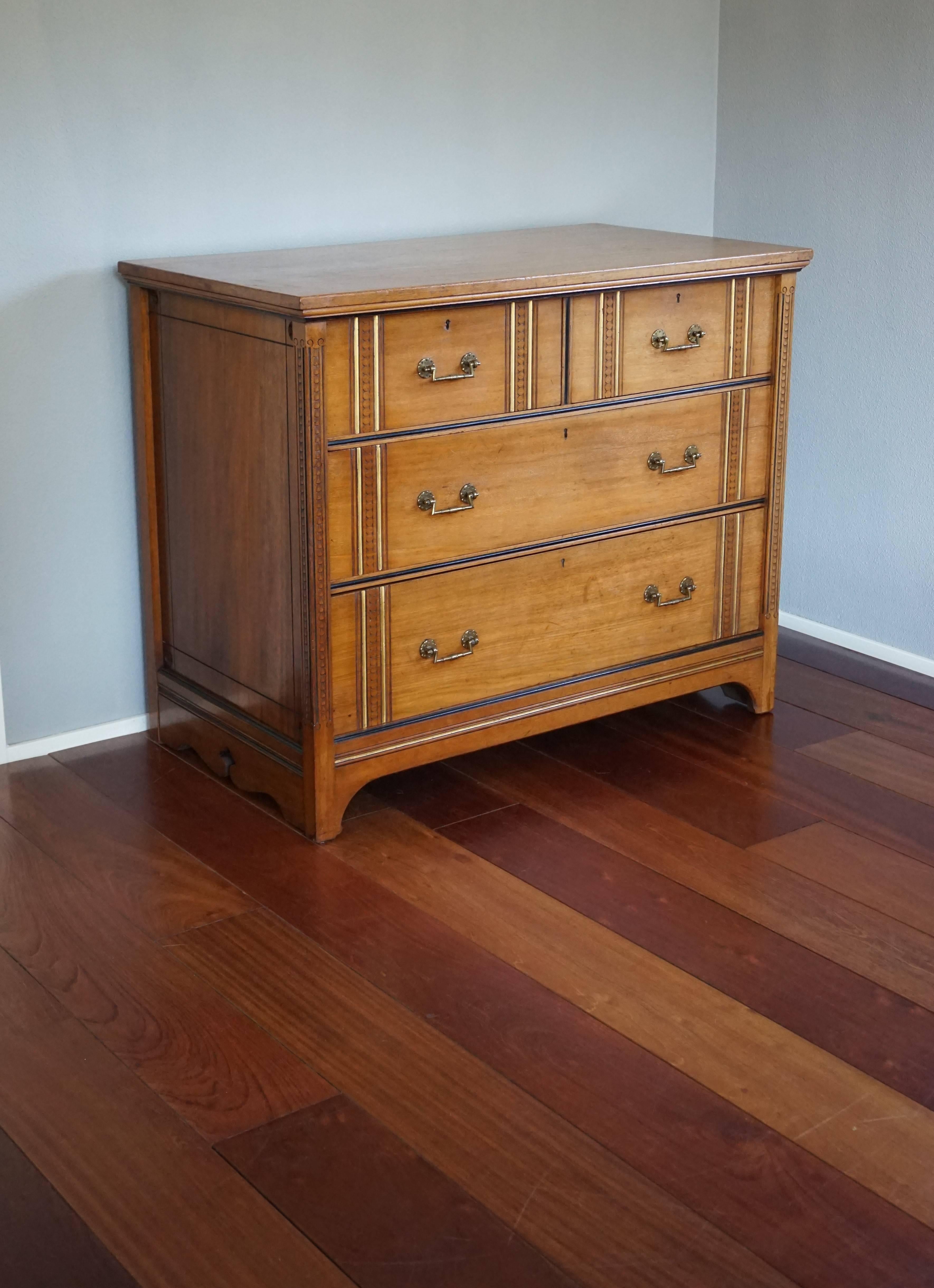 Aesthetic Movement Arts and Crafts Gillow & Co Chest of Drawers / Commode 1880s 2