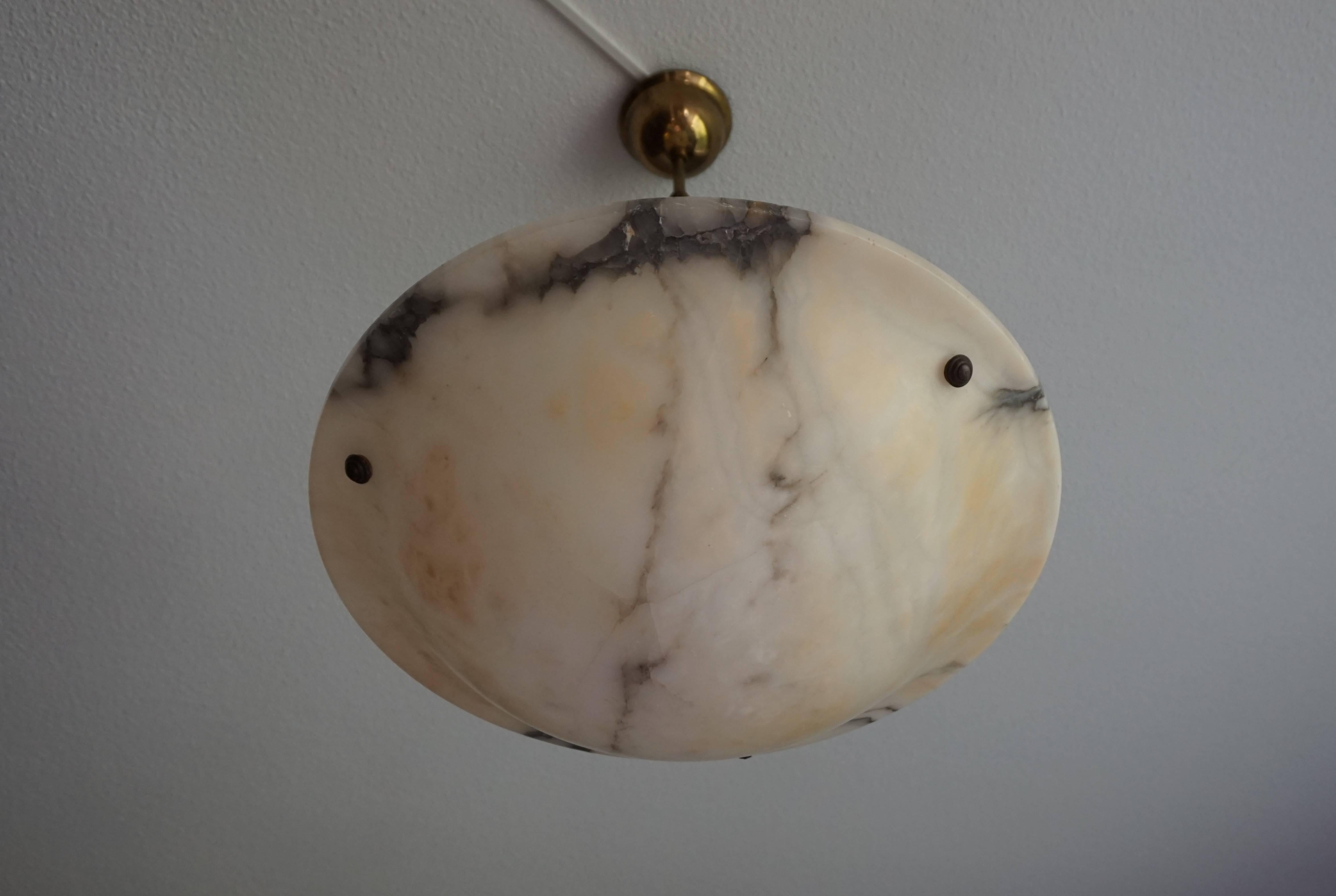 antique alabaster ceiling light
