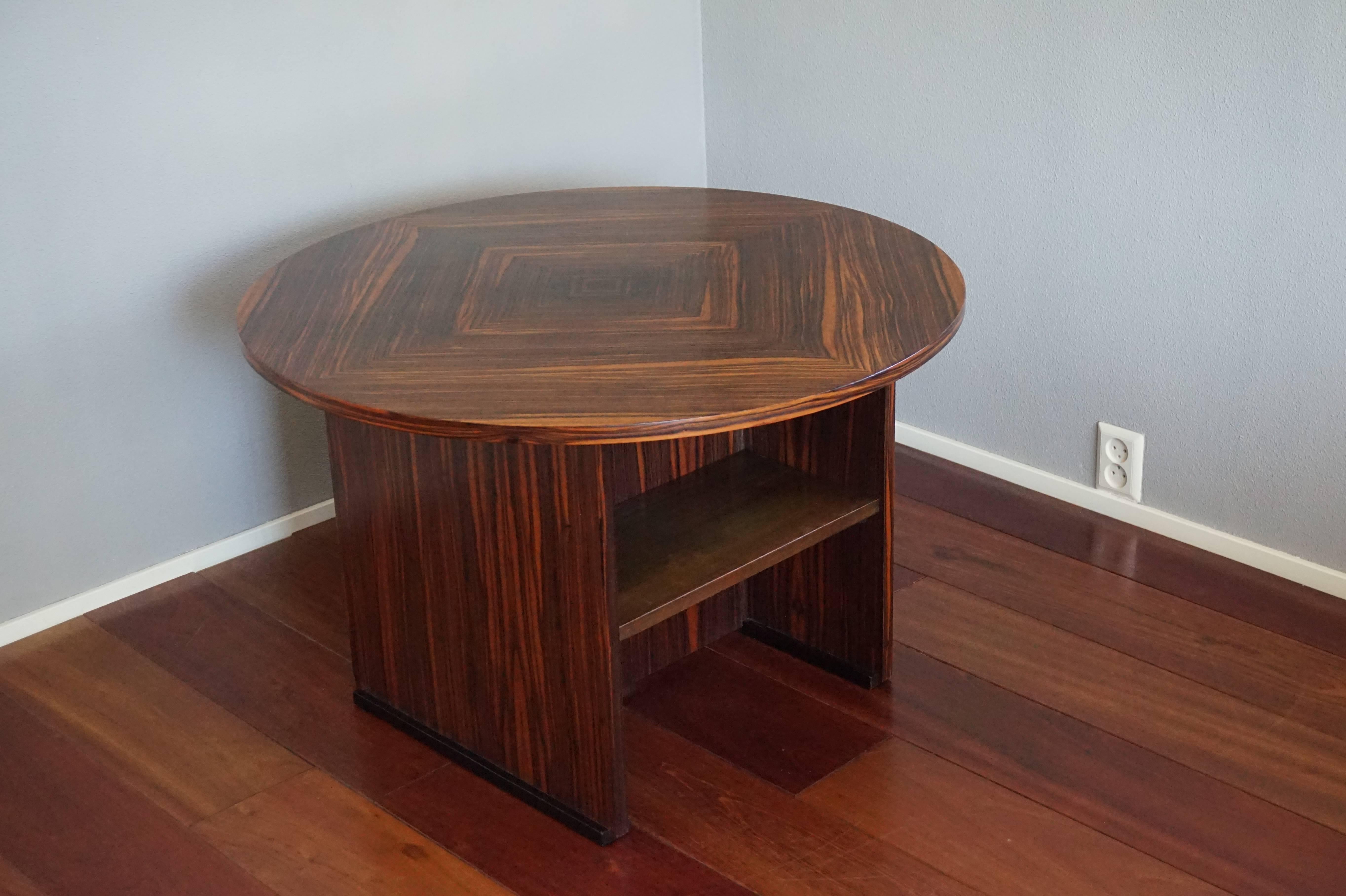 Unique and good size Art Deco table by one of Holland's finest.

This stunning 1920's Art Deco coffee table by Pander of the Hague is in excellent condition. We bought it from the period house in The Hague where it had been since the first owner had