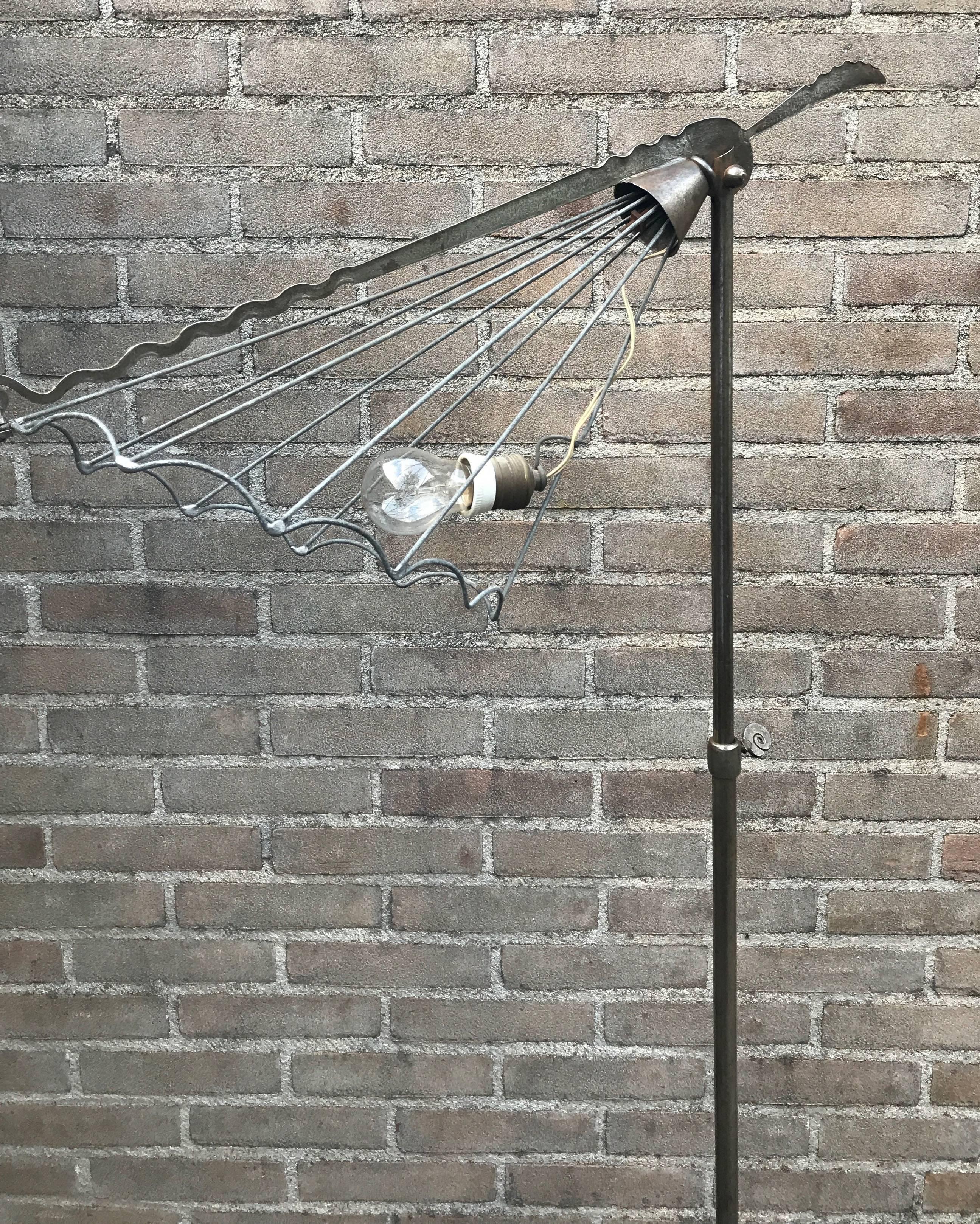 This very stylish floor lamp is a fine piece of early 20th century craftsmanship.

If you have a home or an office that dates from the early 1900s or if you are a collector of stylish, Arts and Crafts home accessories than you will love the shape