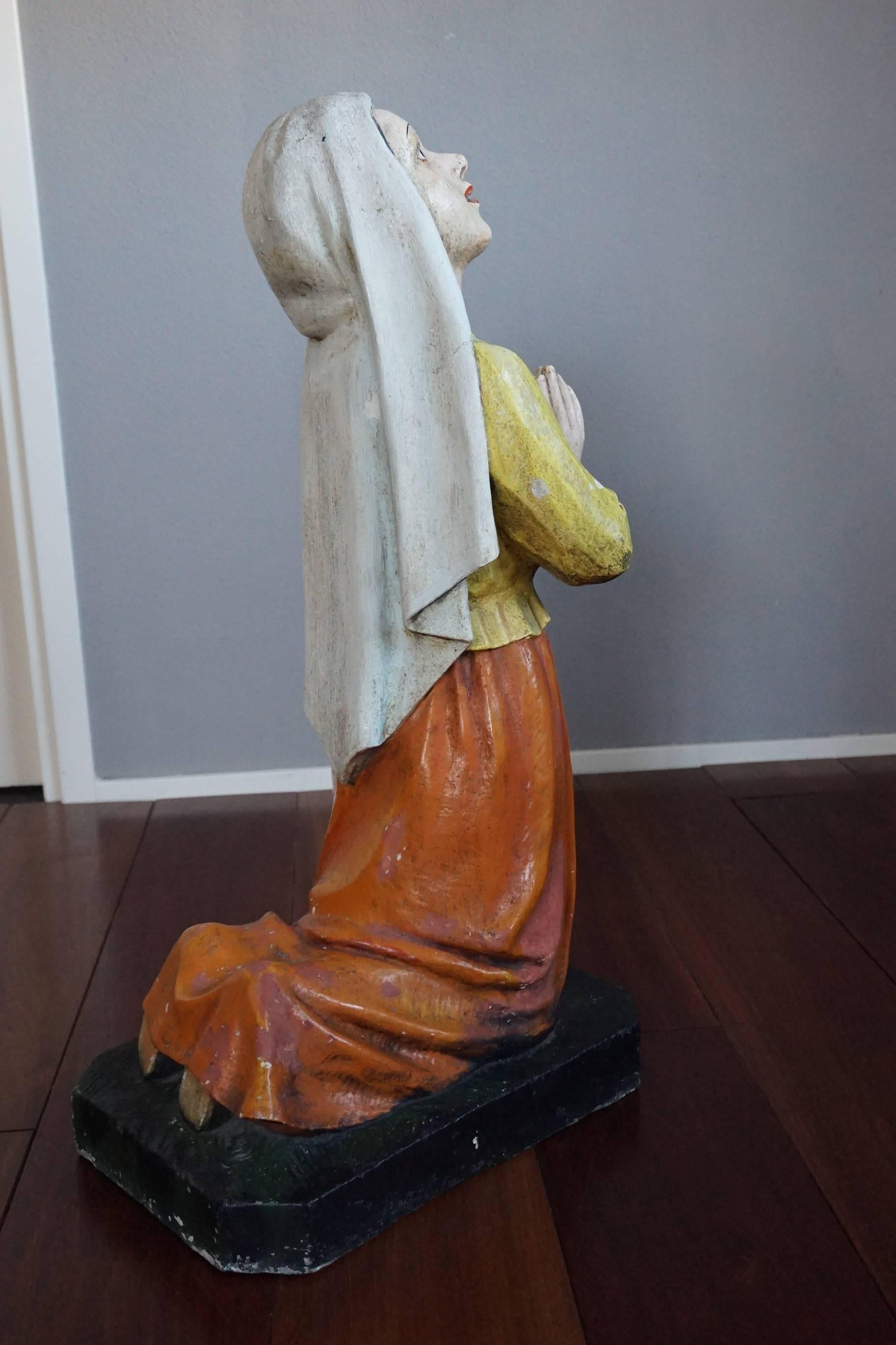 Européen Statues dévotionnelles / Sculptures religieuses de St. Francisco de Jesus Marto & More en vente