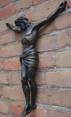 Beautiful Quality and Good Weight Antique Bronze Corpus of Christ
