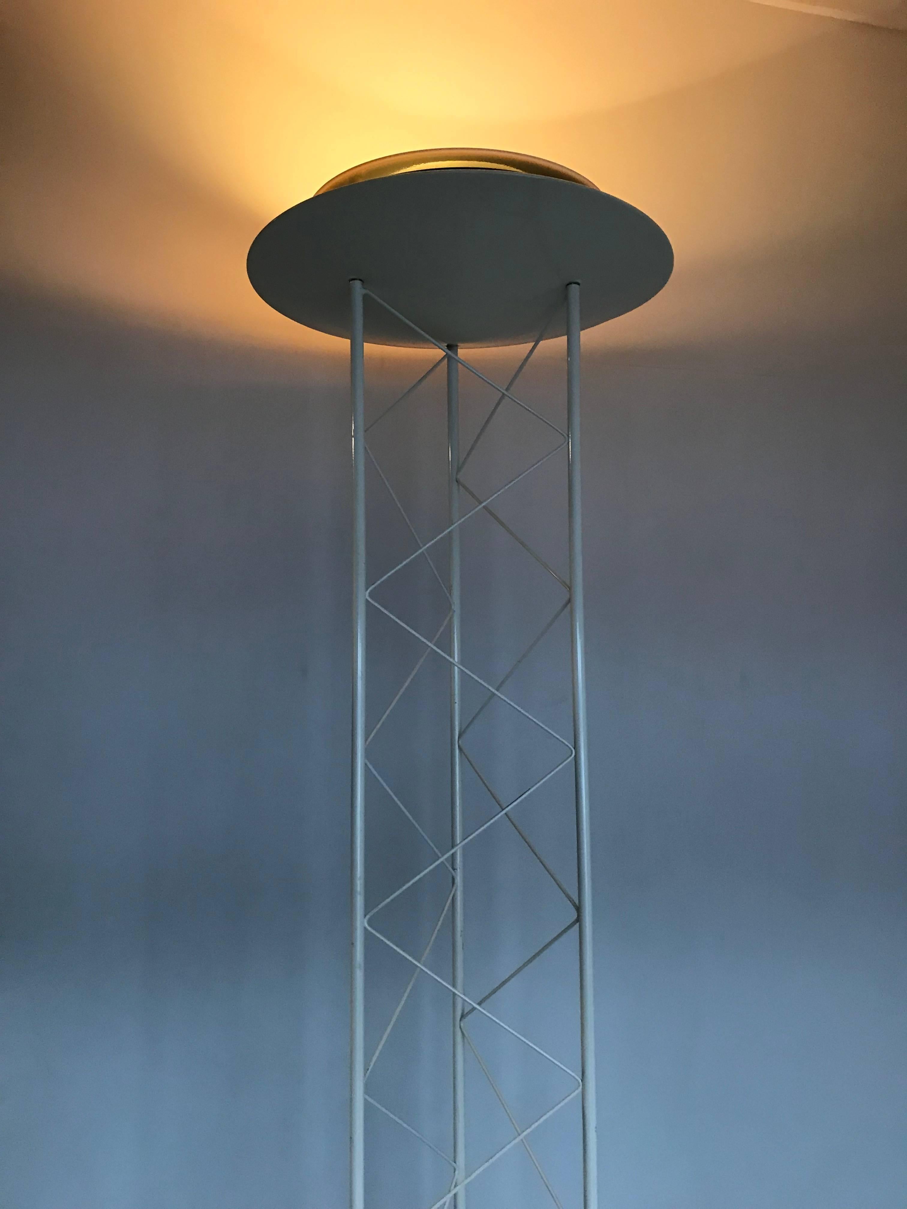 Italian Rare Model Mid-Century Modern Design Targetti Sankey Floor Lamp 1970 For Sale