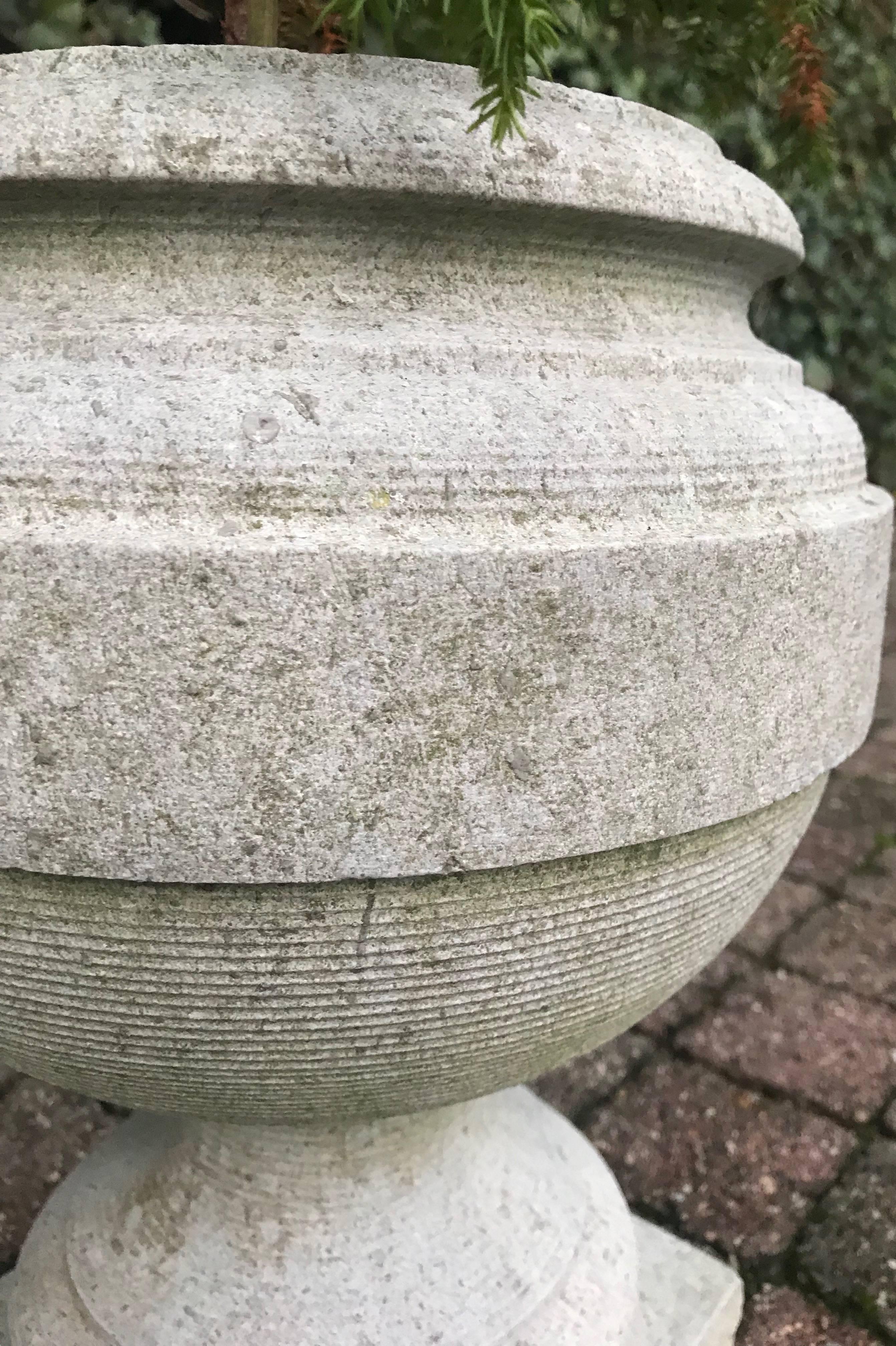 granite urns and vases