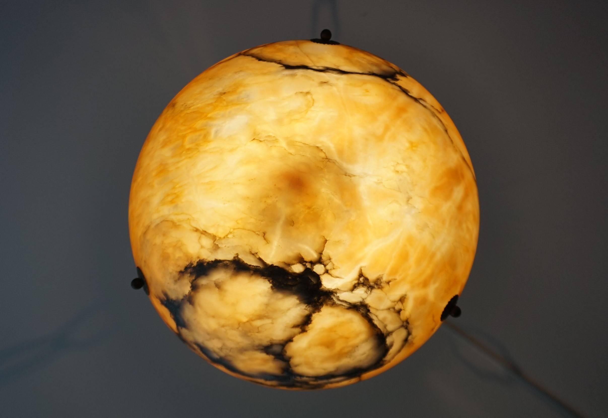 orange light fixture