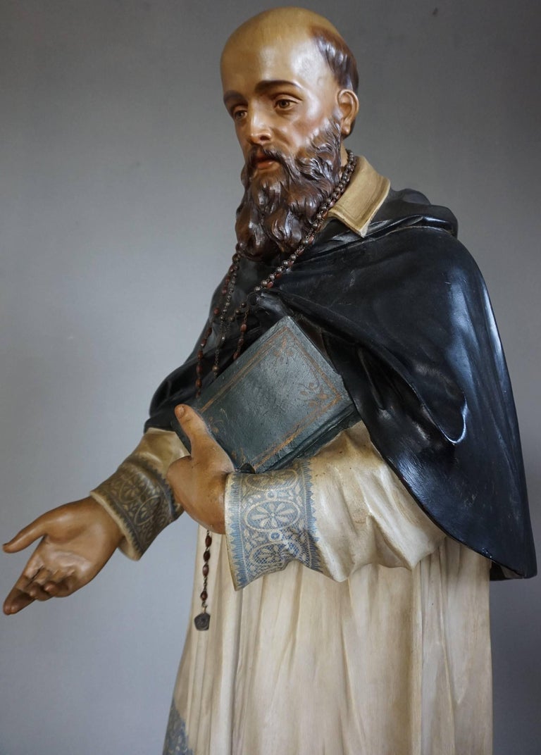 Antique, Large and Rare Saint Valentine Sculpture or Statue Valentine's Day Gift at 1stDibs