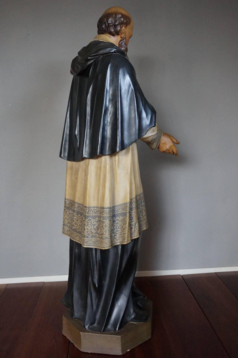 Antique, Large and Rare Saint Valentine Sculpture or Statue Valentine's