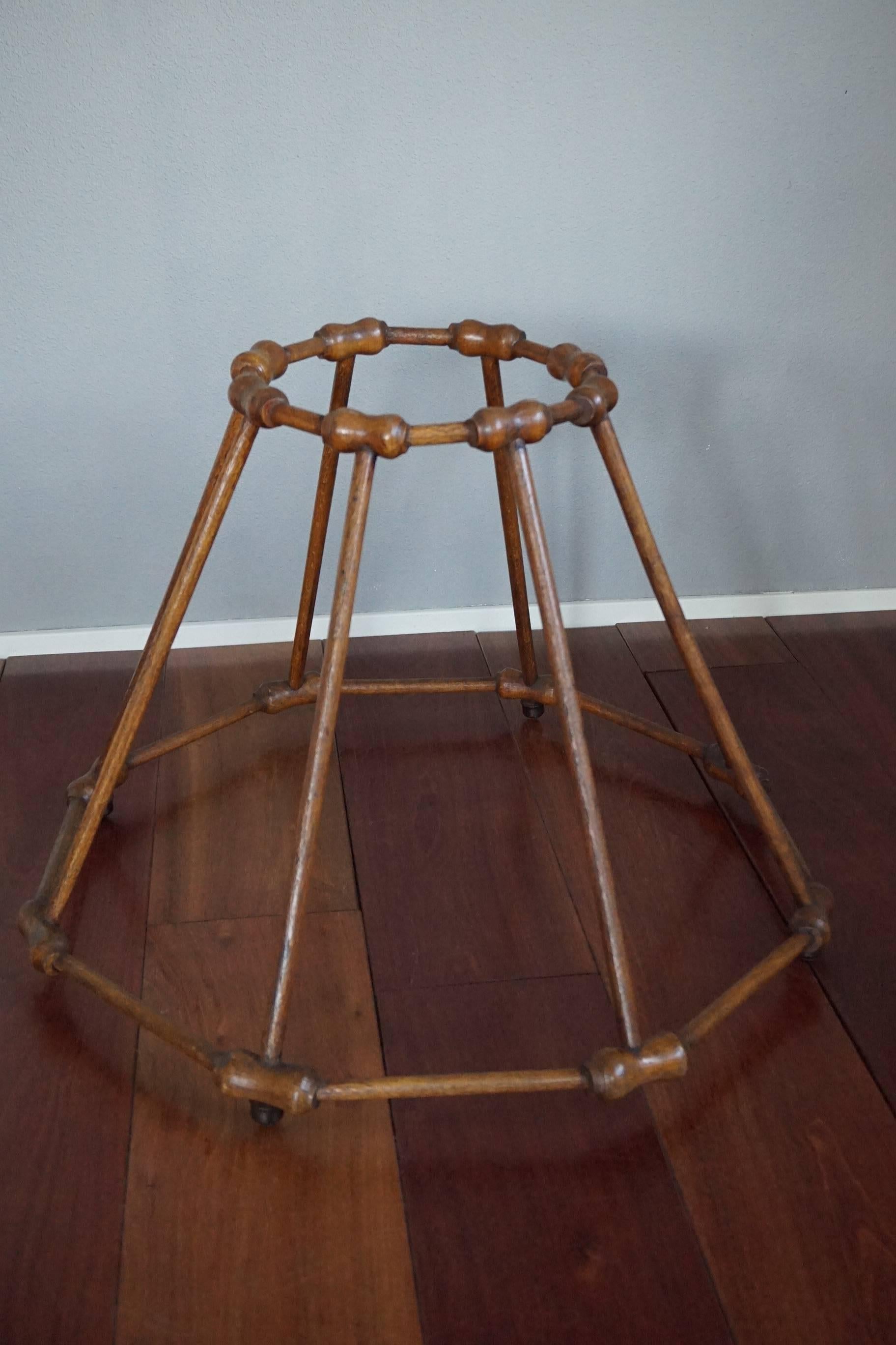 Amazing condition children's antique.

This very rare walker from the late 19th century is another one of our great recent finds. If finding one is not special enough, we found this rare specimen in completely original, excellent, very stabile and