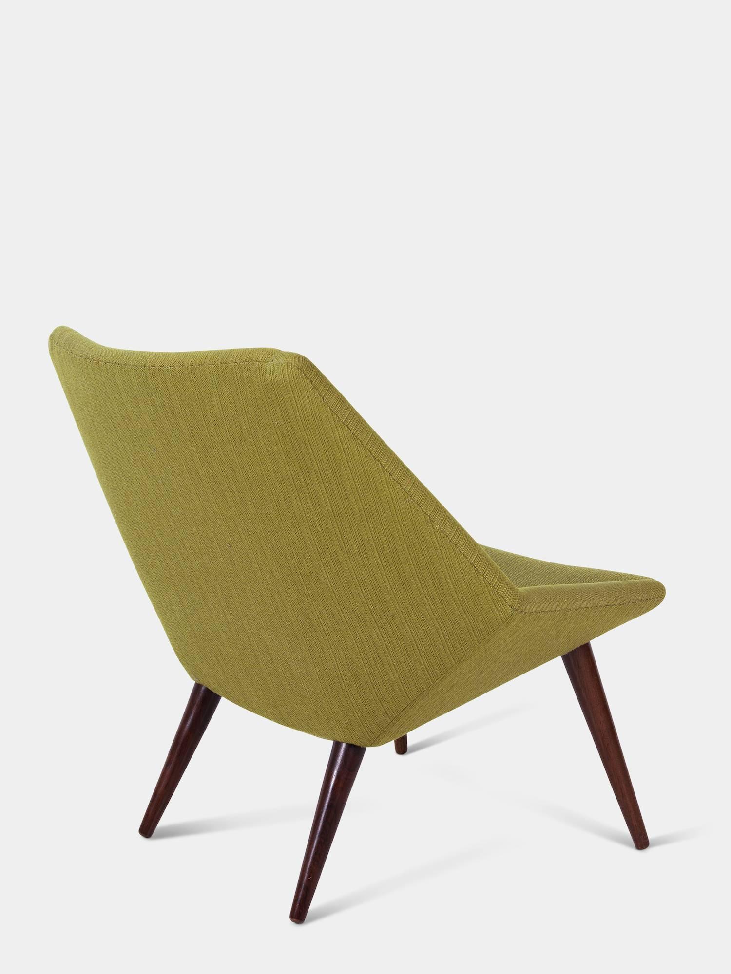 Danish mid-century modern Lounge Chair by Nanna Ditzel In Excellent Condition For Sale In Copenhagen, DK