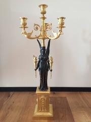 Pair of Candelabra from Neoclassical Period, First Quarter of the 19th Century