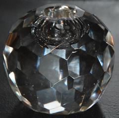 Tiffany & Co. Cut Faceted Glass Candleholder