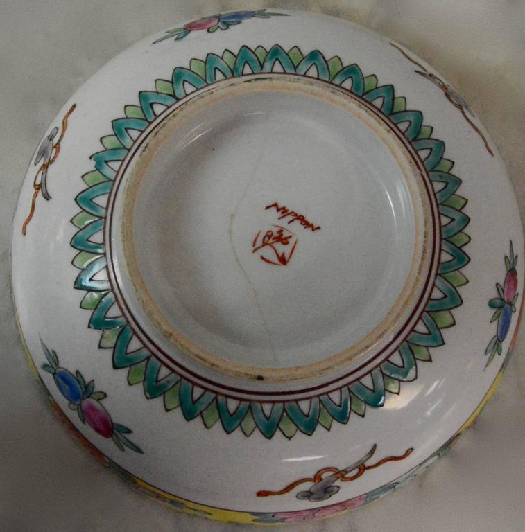 Nippon Porcelain Asian Bowl For Sale at 1stDibs
