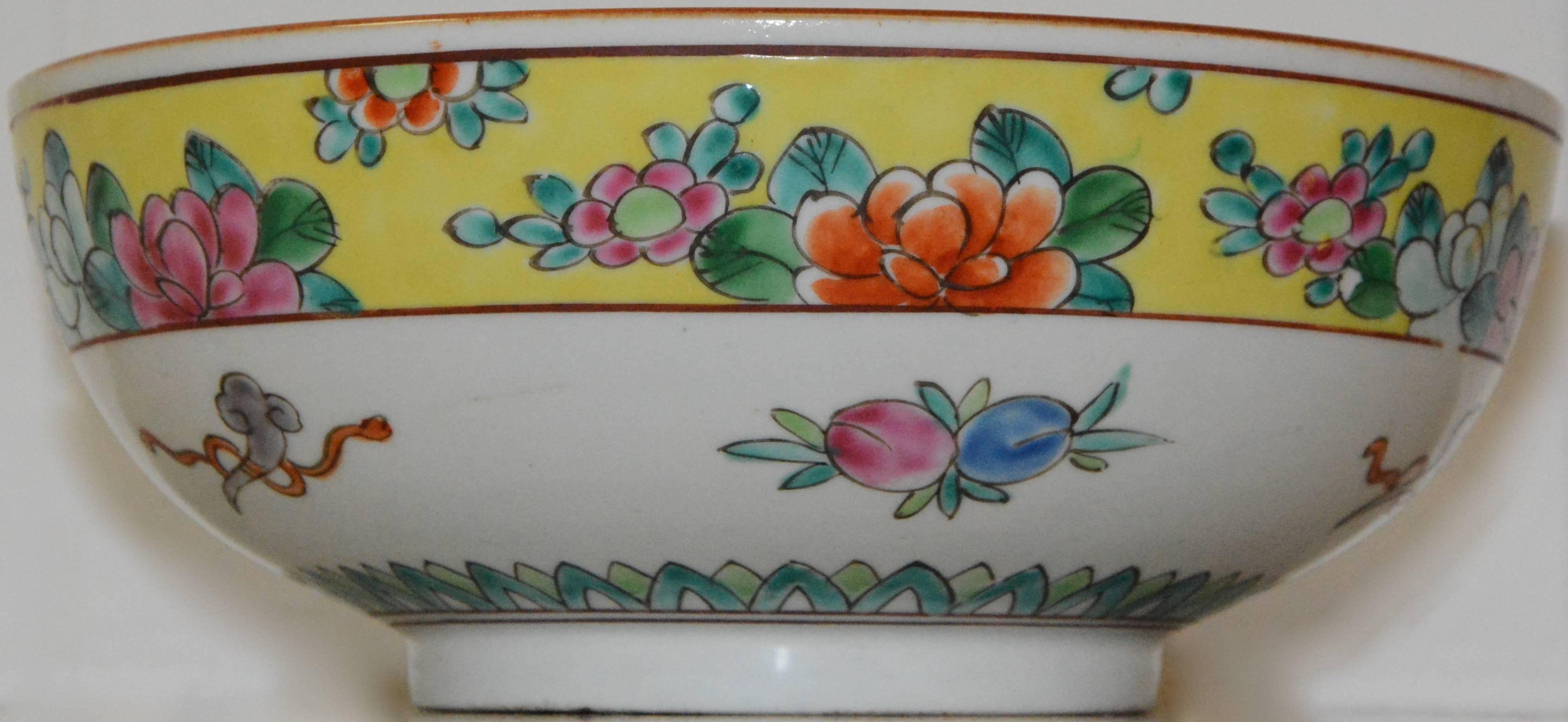 Chinese Export Nippon Porcelain Asian Bowl For Sale