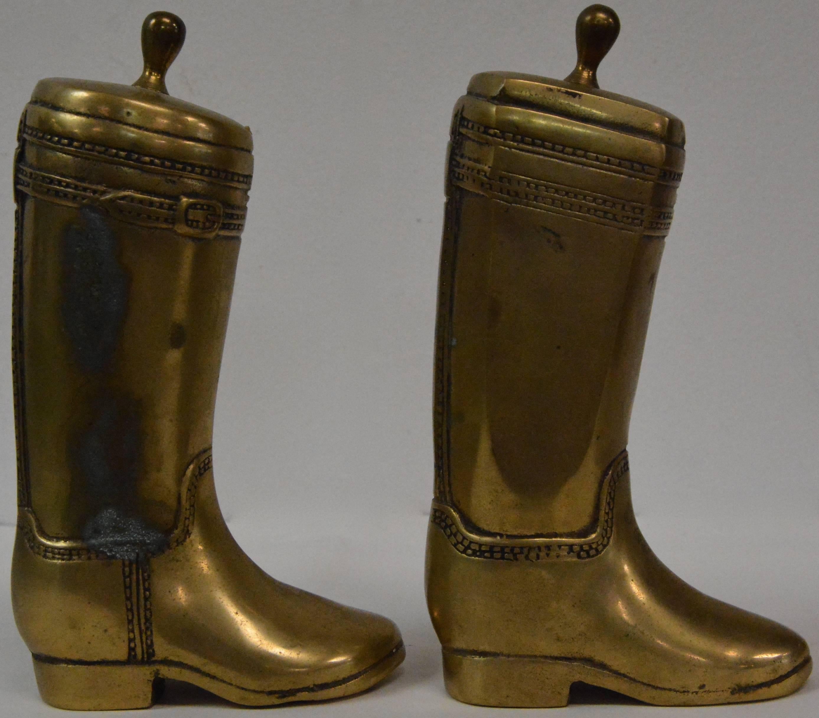 Korean Solid Brass Boot Bookends