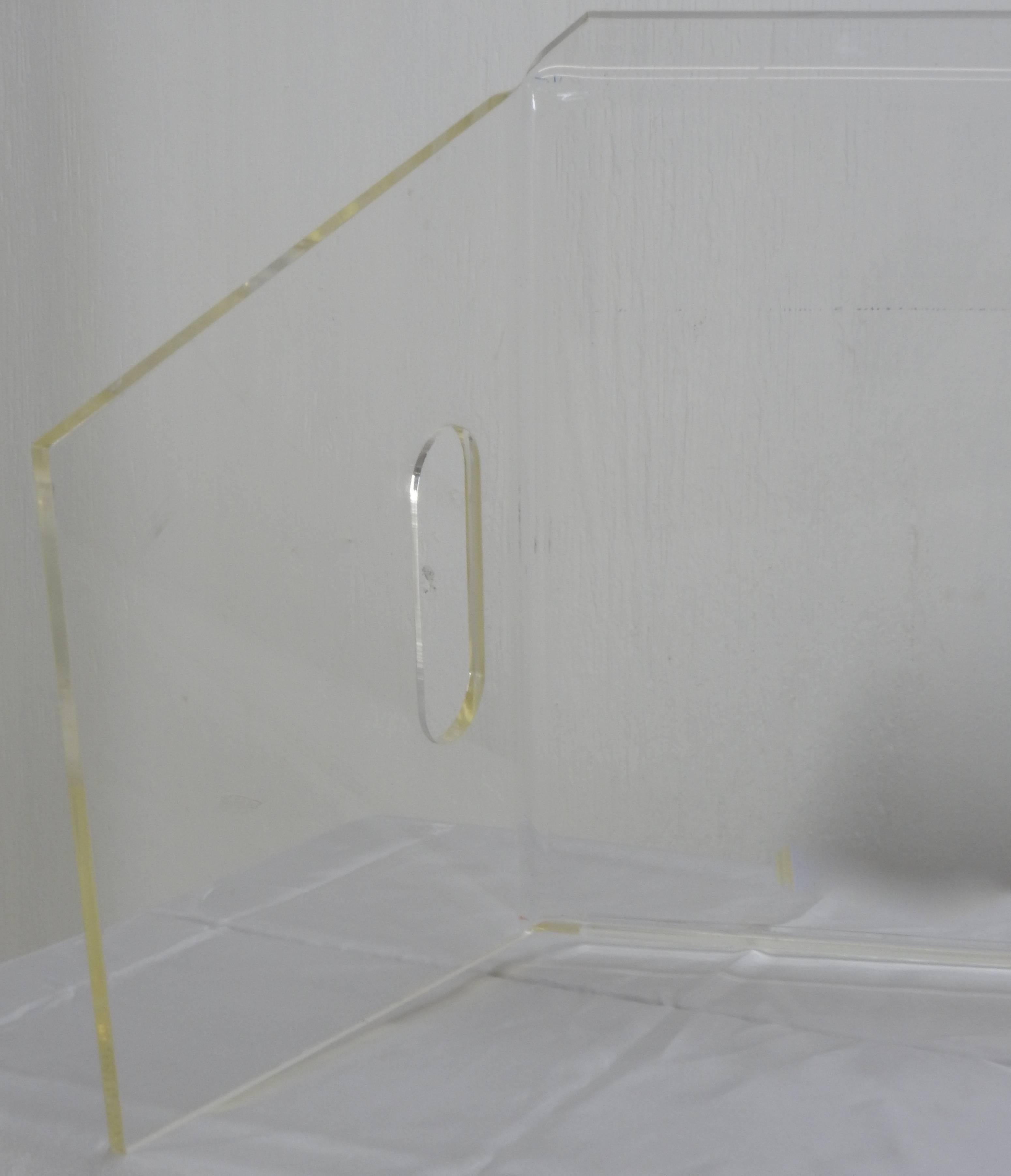 lucite bed tray