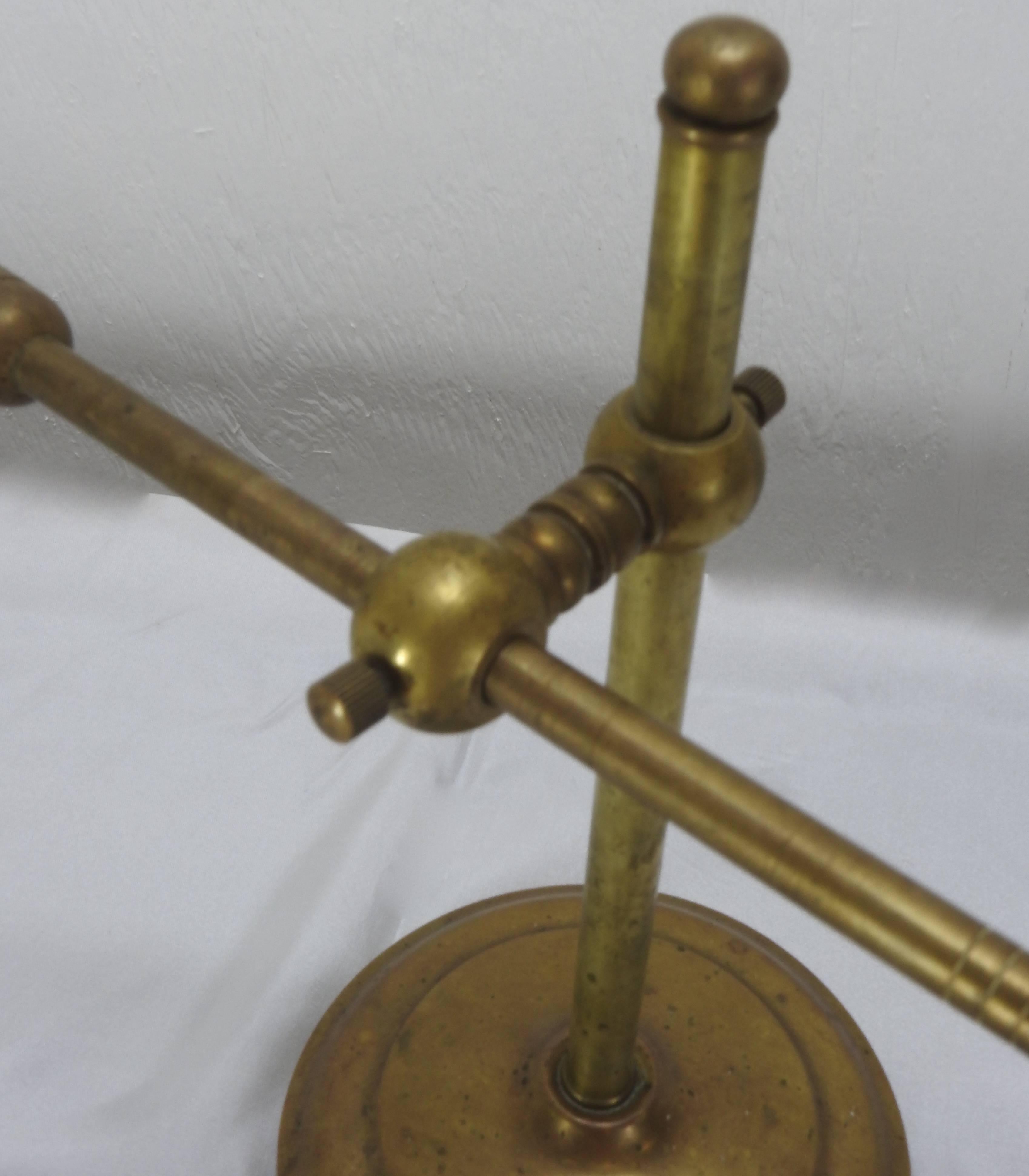 Industrial Magnifier on Stand Solid Brass 2