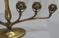 Tiffany Gilt Bronze Six-Arm Candelabra