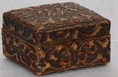 Leather Cherub Box Embossed