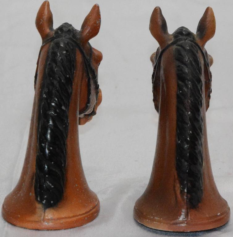 Pair of Rubal Cast Iron Horse Bottle Openers For Sale at 1stdibs