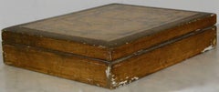 Italian Gilt Jewelry Box with Graphics Florentine Style