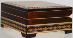 Russian Wooden Inlay Decorative Box