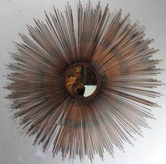 Sunburst Mirror Mid-Century Modern
