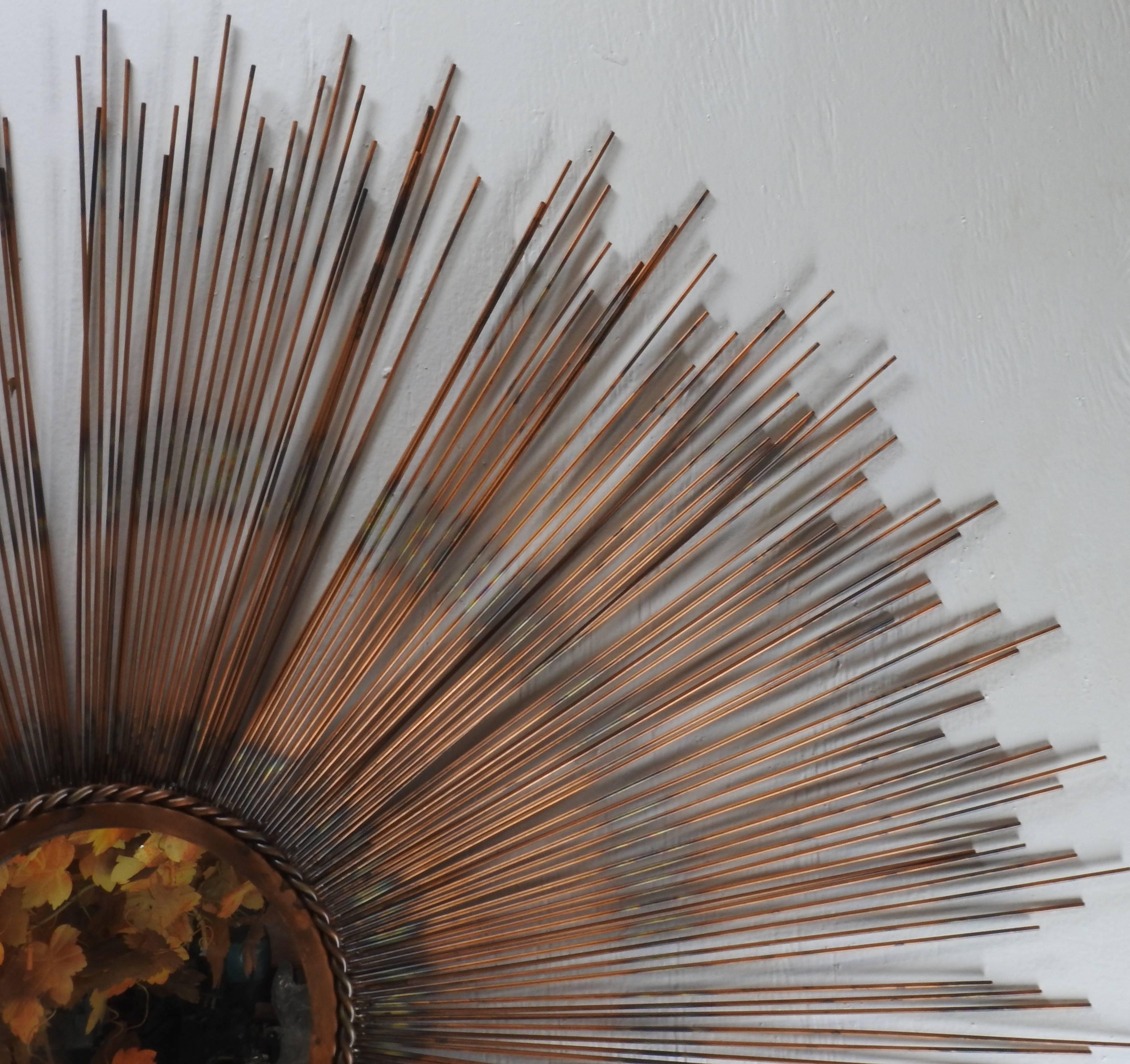 mid century sunburst mirror
