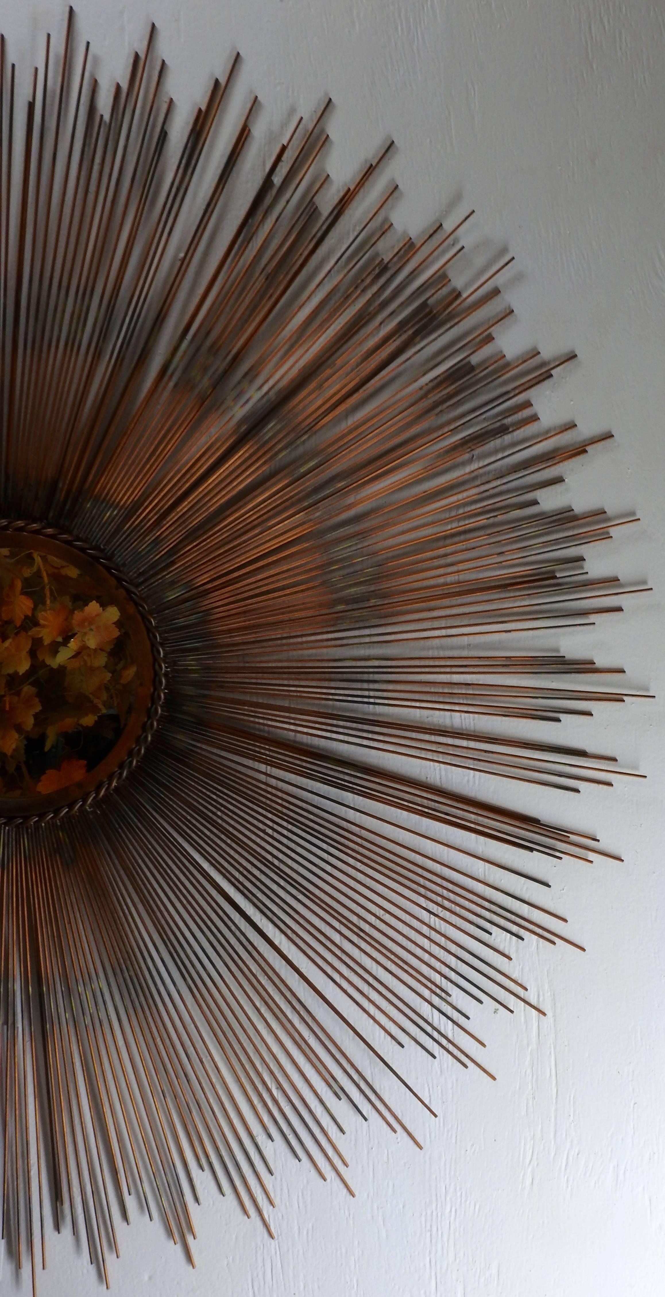 mid century modern starburst mirror