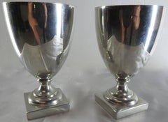 Pewter Pair of Goblets Williamsburg by Shirley