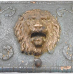 Art Nouveau Lions Head Box, Late 19th Century