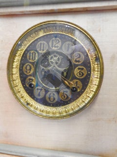 Ansonia Mantel Clock with Satin Finish, Late 19th Century